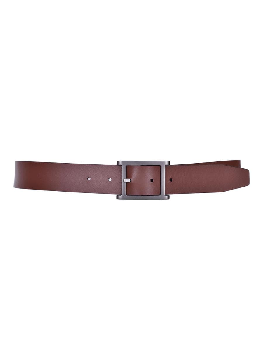 Cintura Monaco Double B in pelle 3,5 cm - Vittorio Citro Boutique