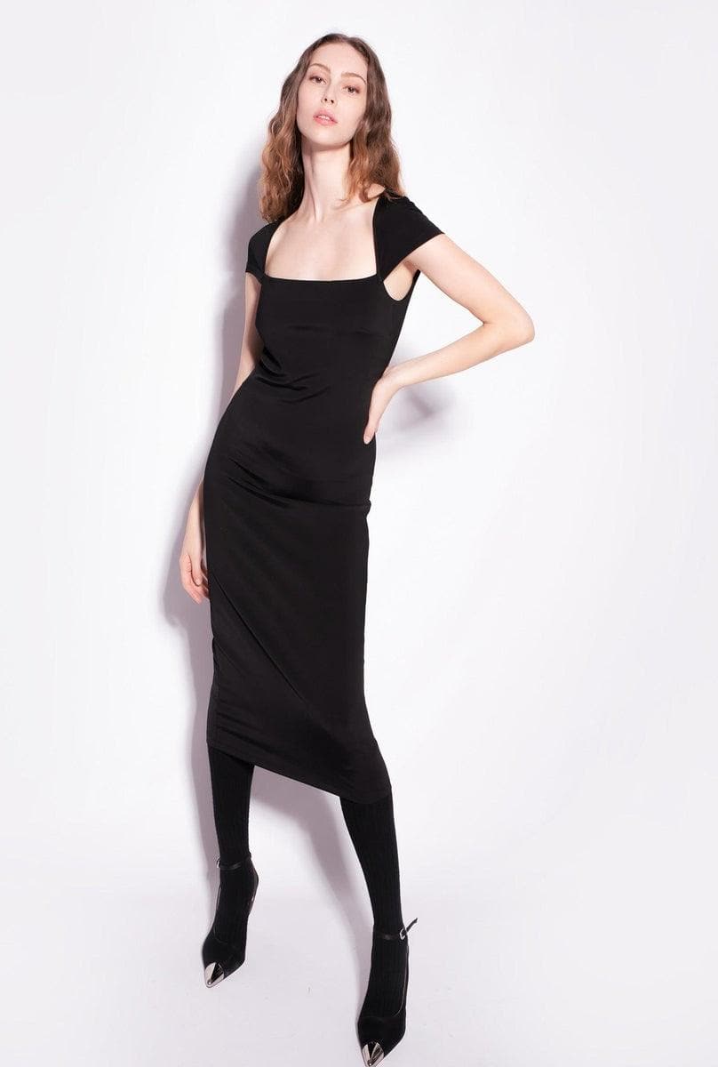 PINKO - ABITO LUNGO ADERENTE TINTA UNITA - Vittorio Citro Boutique