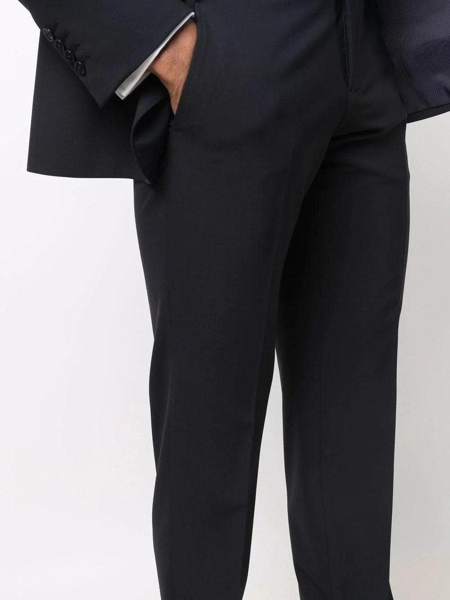 EMPORIO ARMANI - Abito monopetto slim fit in tela fresco lana stretch - Vittorio Citro Boutique