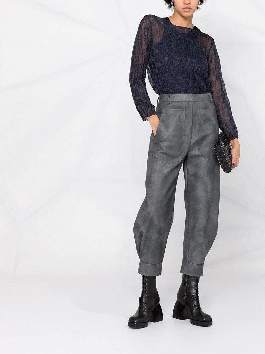 EMPORIO ARMANI - Camicetta in maglia stropicciata - Vittorio Citro Boutique