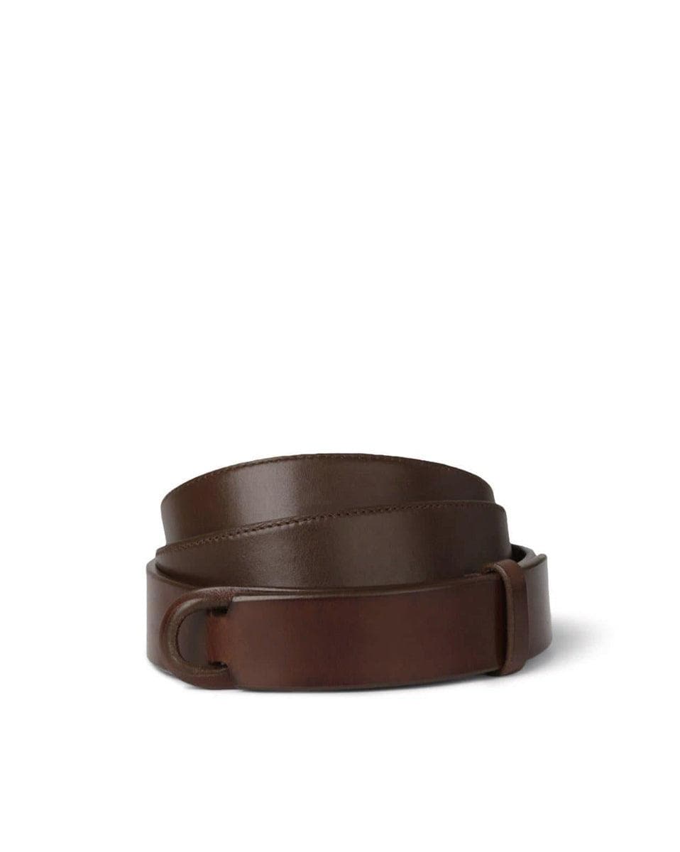 ORCIANI - Cintura nobuckle bull in cuoio - Vittorio Citro Boutique