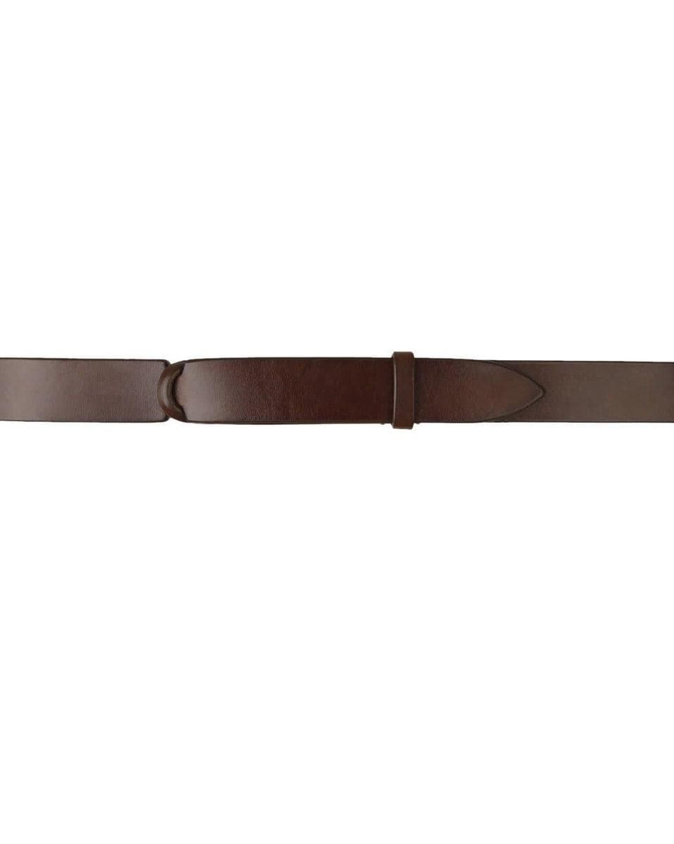 ORCIANI - Cintura nobuckle bull in cuoio - Vittorio Citro Boutique