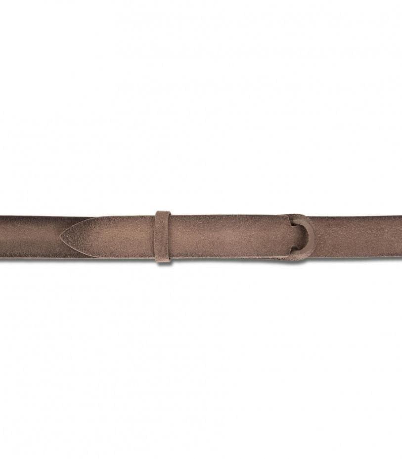 ORCIANI - Cintura nobuckle cloudy in camoscio e pelle - Vittorio Citro Boutique