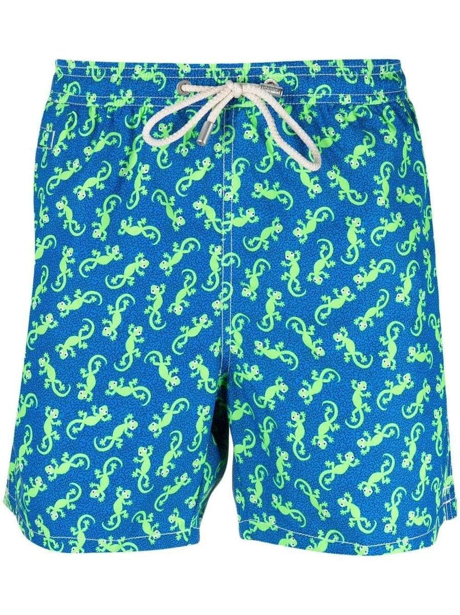 MC2 SAINT BARTH - Costume mare tessuto leggero stampa geco - Vittorio Citro Boutique
