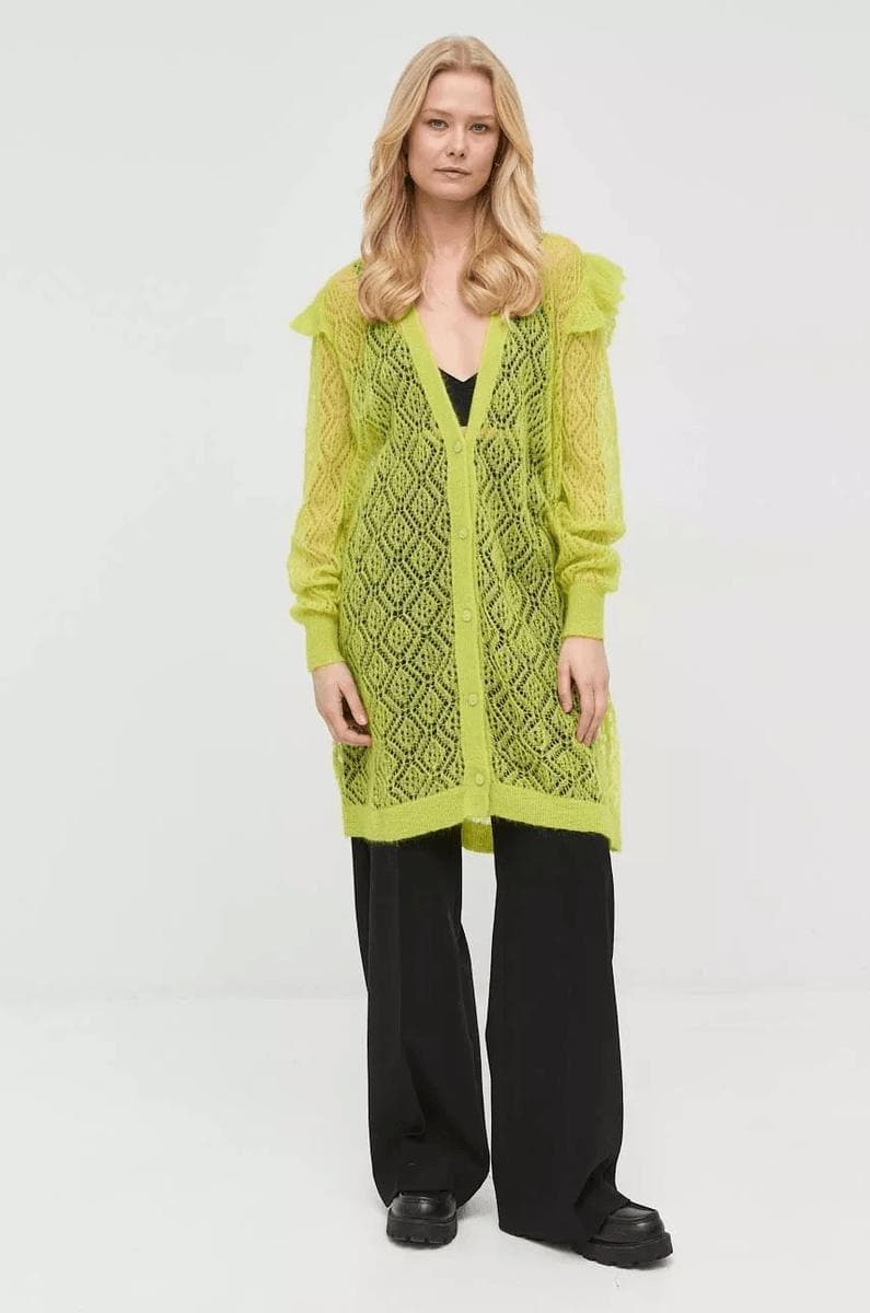 Maxi cardigan in lana - Vittorio Citro Boutique