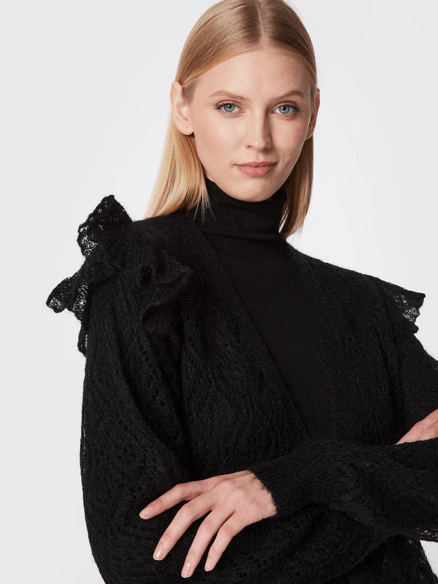 Maxi cardigan in lana - Vittorio Citro Boutique
