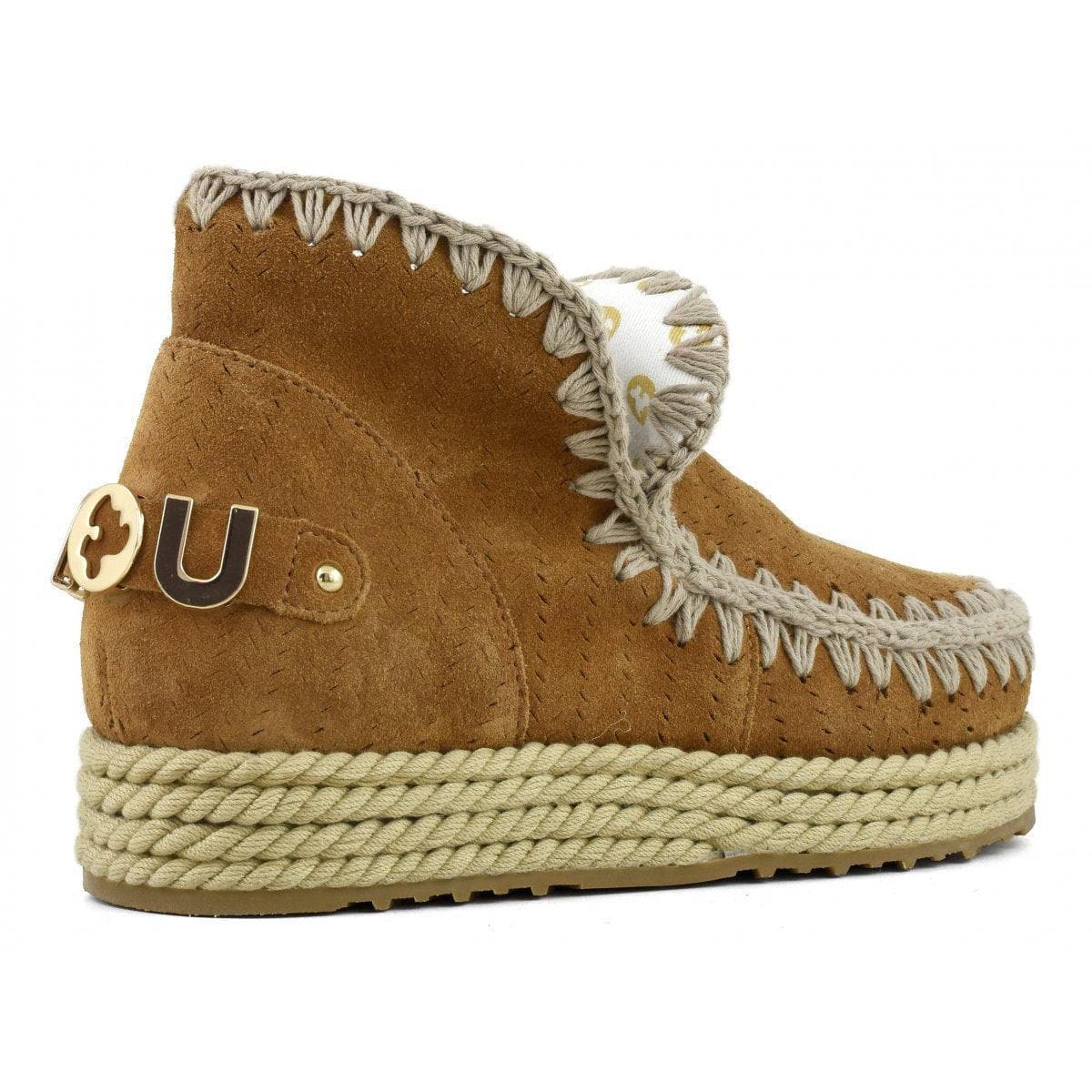 MOU - eskimo 18 jute metal logo - Vittorio Citro Boutique