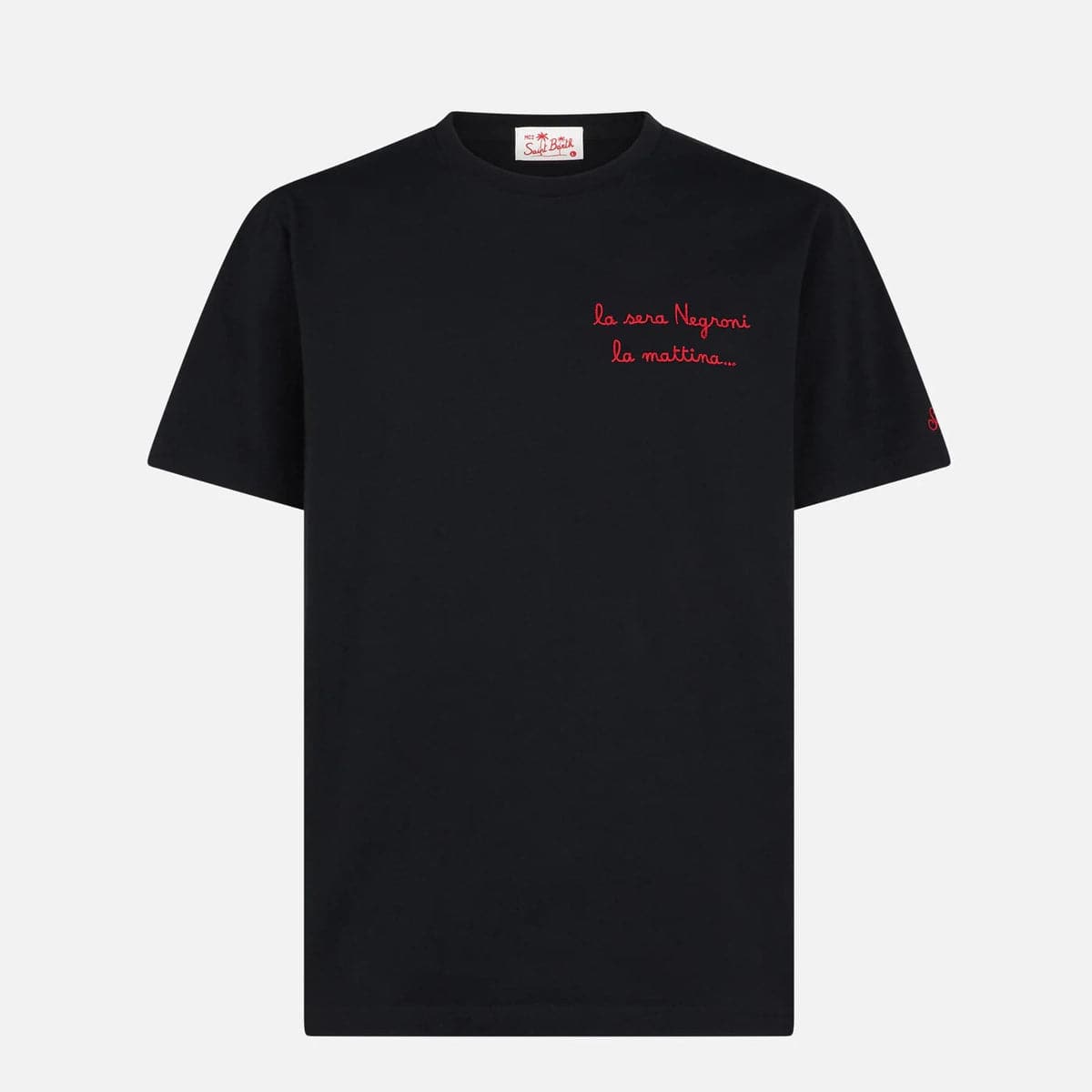 t-shirt con La sera Negroni, la mattina...-T-shirt-Mc2 Saint Barth-Vittorio Citro Boutique
