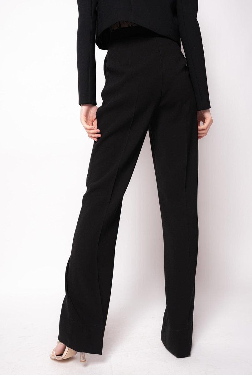 PINKO - PANTALONI FLARED IN POLY CRÊPE - Vittorio Citro Boutique