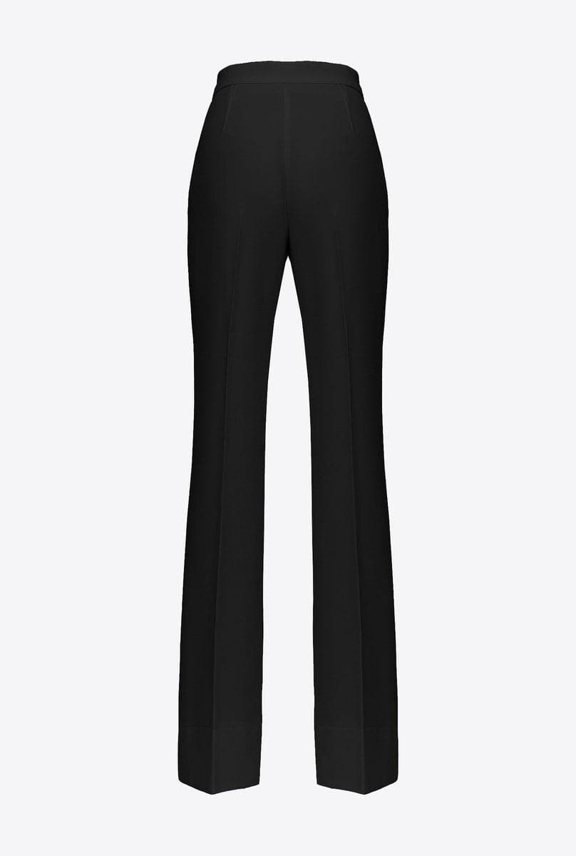 PINKO - PANTALONI FLARED IN POLY CRÊPE - Vittorio Citro Boutique