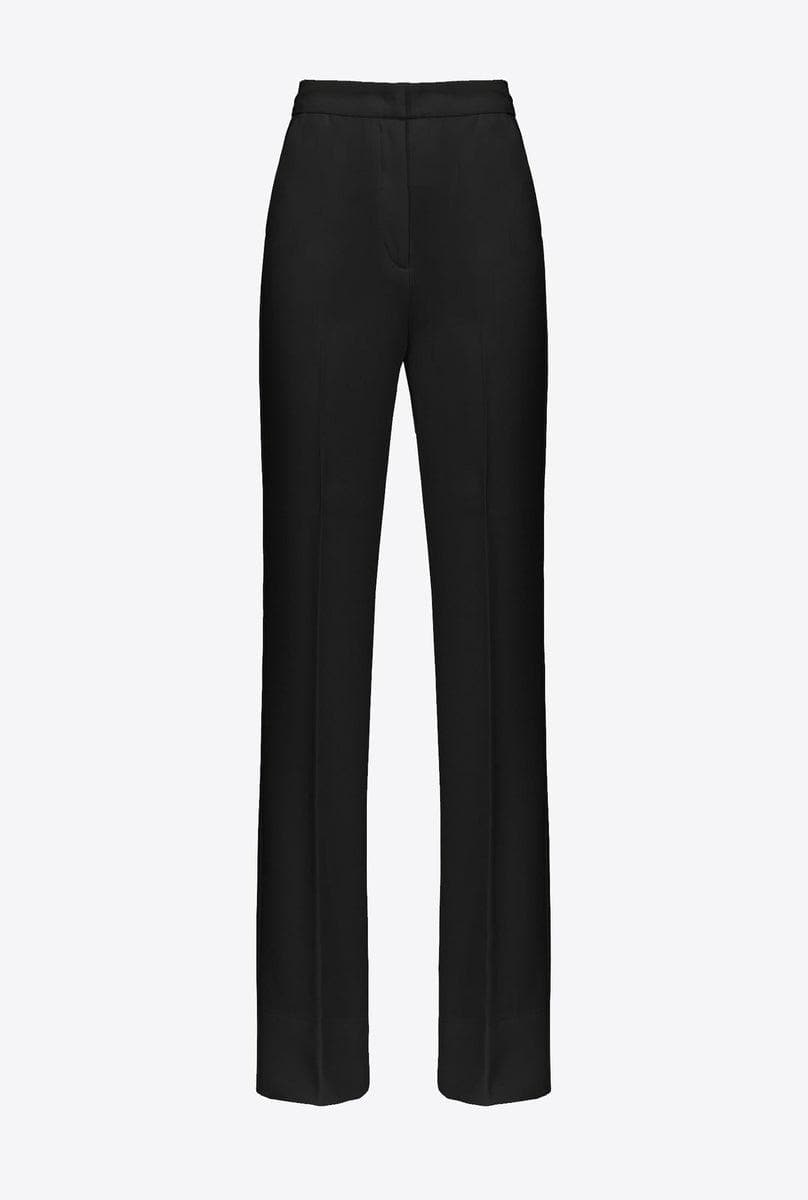 PINKO - PANTALONI FLARED IN POLY CRÊPE - Vittorio Citro Boutique