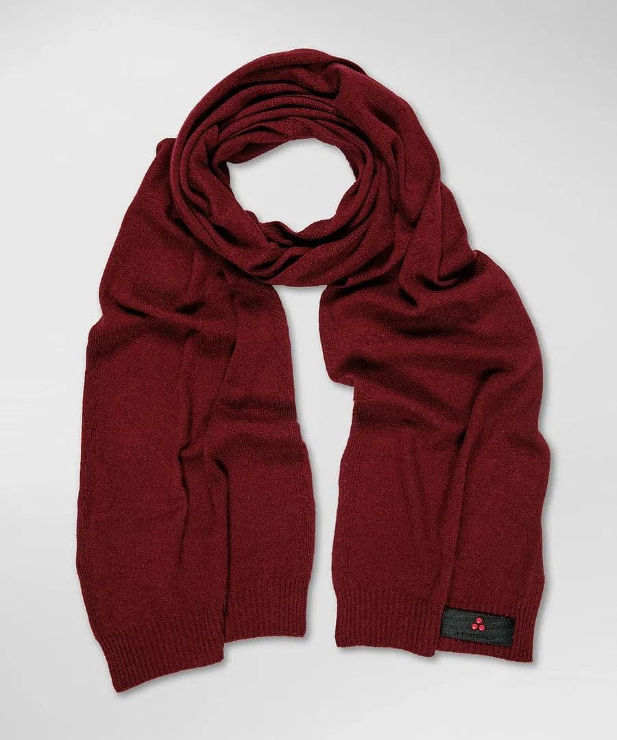 Sciarpa in tricot misto lana con fascetta portalogo - Vittorio Citro Boutique