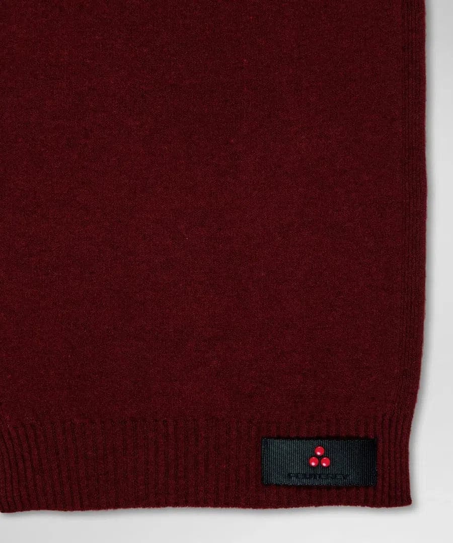 Sciarpa in tricot misto lana con fascetta portalogo - Vittorio Citro Boutique