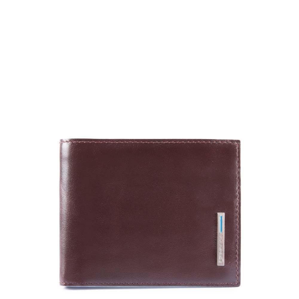 PIQUADRO - Portafoglio uomo con portamonete, porta carte di c blue square - Vittorio Citro Boutique