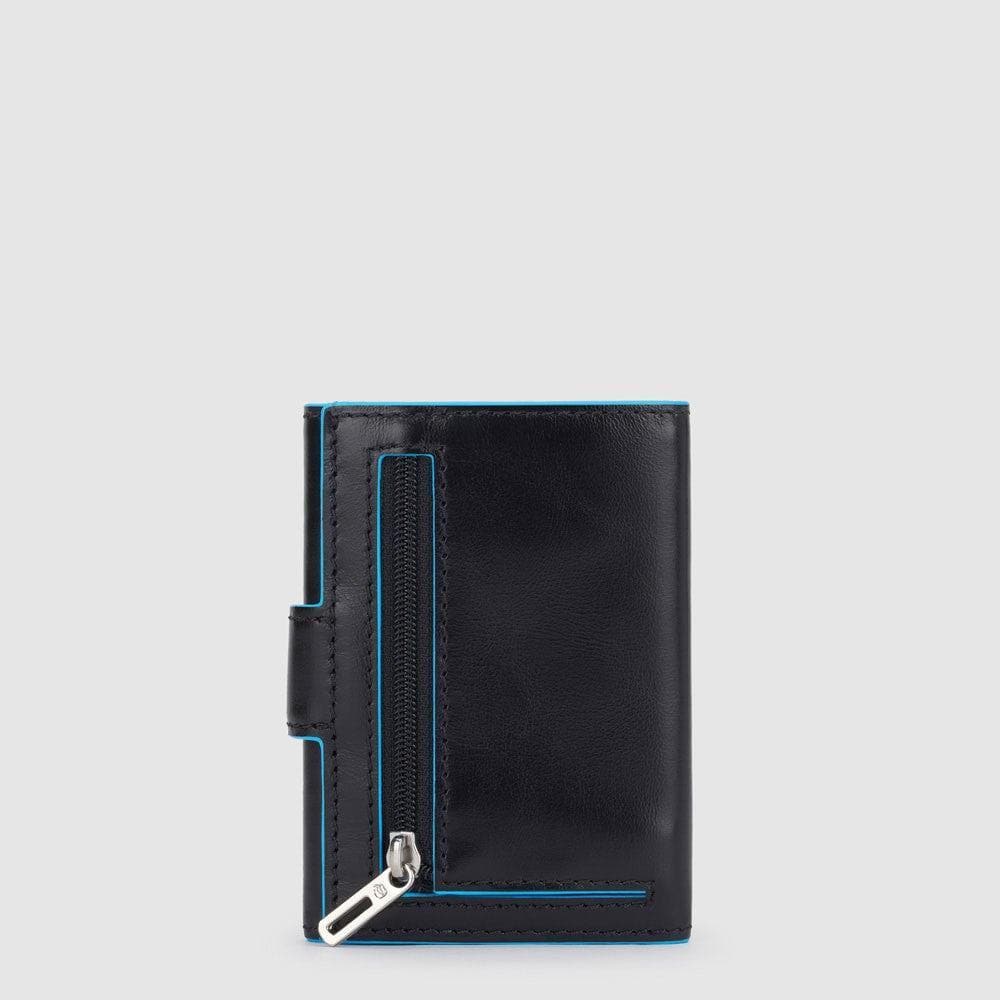 PIQUADRO - Portafoglio uomo tascabile con porta monete - Vittorio Citro Boutique