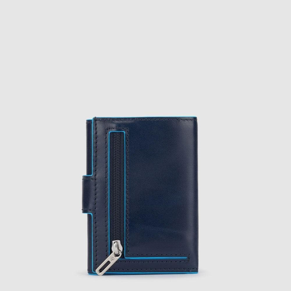 PIQUADRO - Portafoglio uomo tascabile con porta monete - Vittorio Citro Boutique