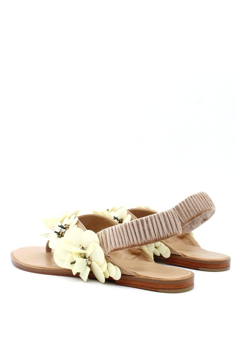 MALIPARMI - Sandalo ad infradito floreale - Vittorio Citro Boutique