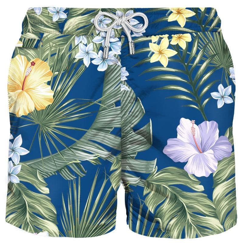 MC2 SAINT BARTH - Tessuto leggero uomo Costume mare stampa tropicale - Vittorio Citro Boutique