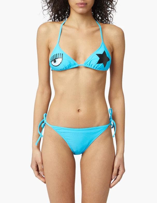 CHIARA FERRAGNI - Top bikini maxi logomania - Vittorio Citro Boutique