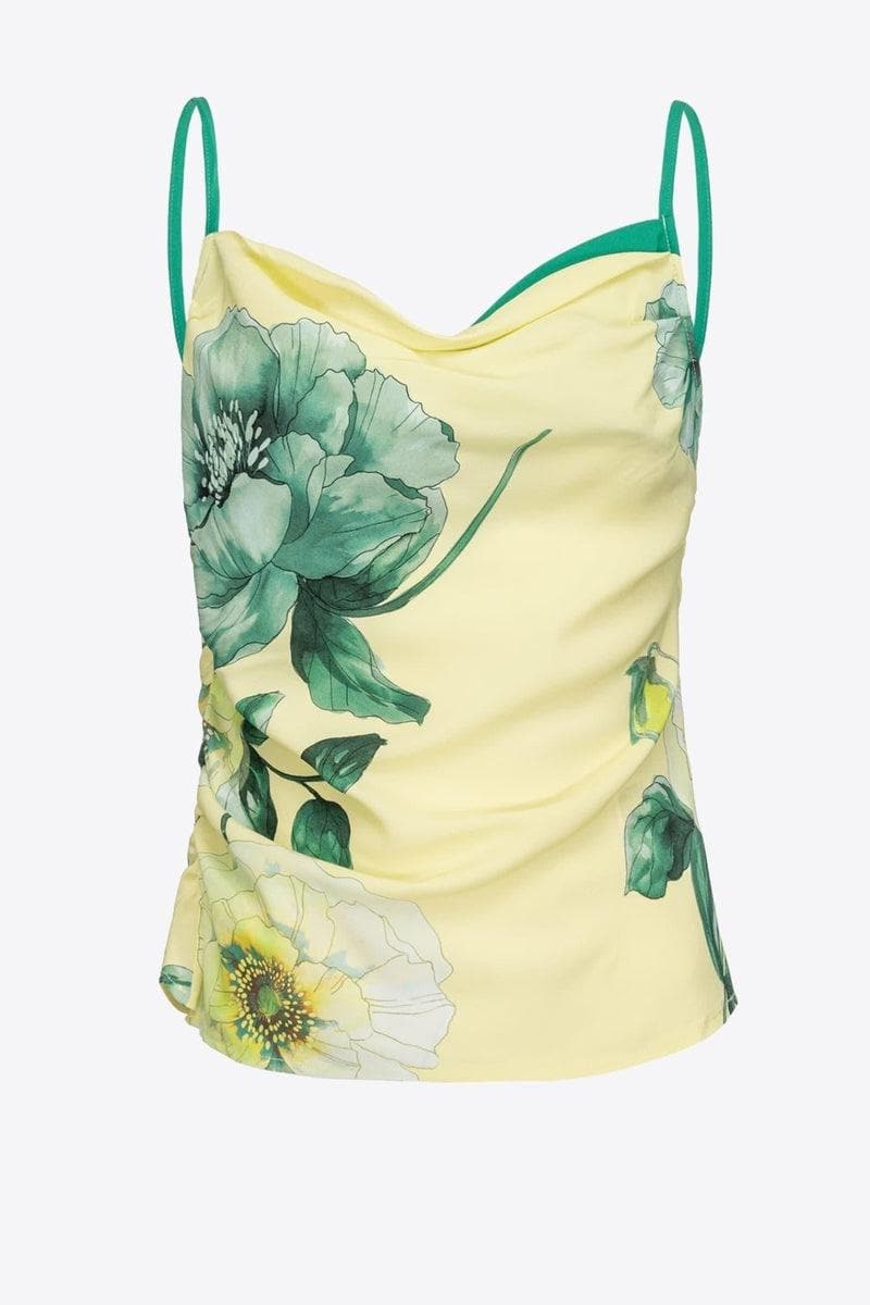 PINKO - Top stampa rose - Vittorio Citro Boutique
