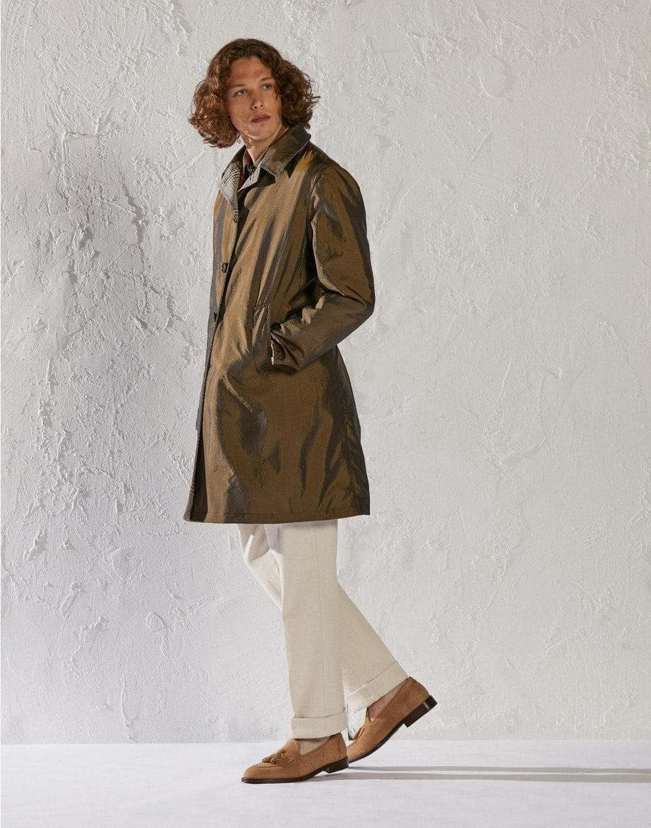LARDINI - Trench reversibile beige monopetto - Vittorio Citro Boutique