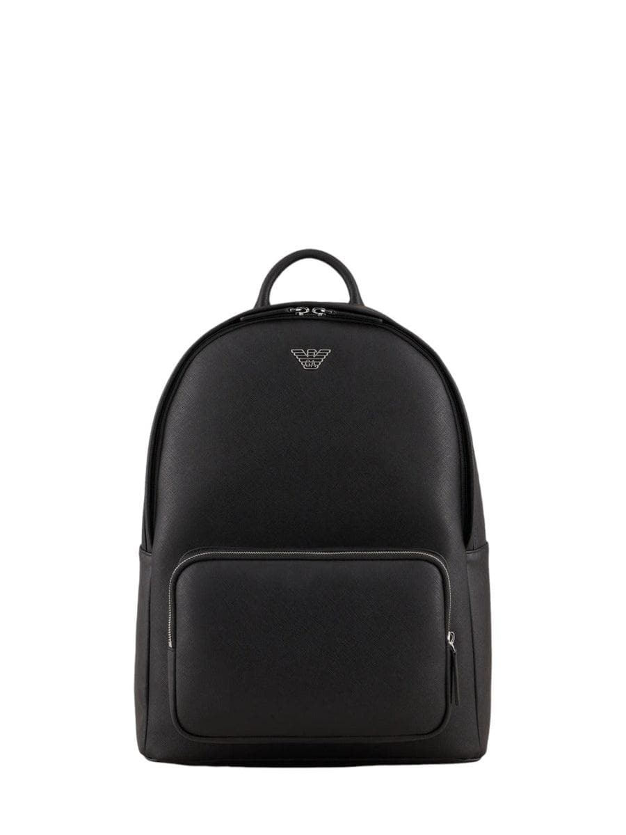 Zaino in pelle rigenerata placchetta aquila - Vittorio Citro Boutique
