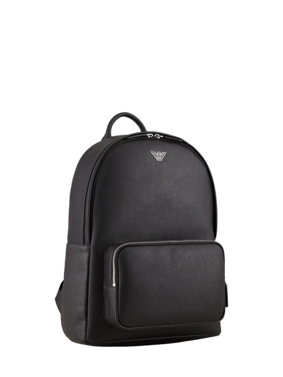 Zaino in pelle rigenerata placchetta aquila - Vittorio Citro Boutique