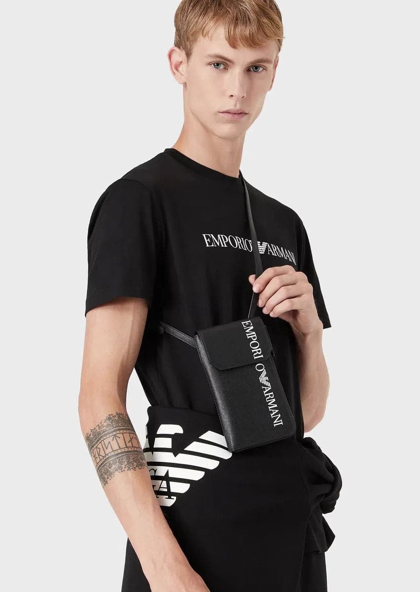 T-shirt in jersey Pima con stampa logo - Vittorio Citro Boutique